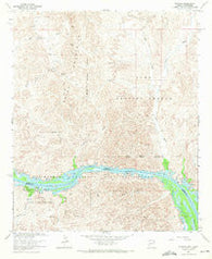 Picacho California Historical topographic map, 1:24000 scale, 7.5 X 7.5 Minute, Year 1964