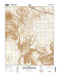 Picacho Butte Arizona Current topographic map, 1:24000 scale, 7.5 X 7.5 Minute, Year 2014