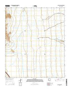 Picacho Pass Arizona Current topographic map, 1:24000 scale, 7.5 X 7.5 Minute, Year 2014