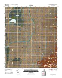 Picacho Reservoir Arizona Historical topographic map, 1:24000 scale, 7.5 X 7.5 Minute, Year 2011