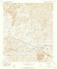 Picketpost Mtn Arizona Historical topographic map, 1:24000 scale, 7.5 X 7.5 Minute, Year 1948