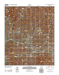 Picketpost Mountain Arizona Historical topographic map, 1:24000 scale, 7.5 X 7.5 Minute, Year 2011