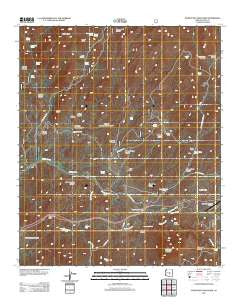 Picketpost Mountain Arizona Historical topographic map, 1:24000 scale, 7.5 X 7.5 Minute, Year 2011