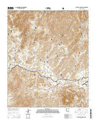 Picketpost Mountain Arizona Current topographic map, 1:24000 scale, 7.5 X 7.5 Minute, Year 2014