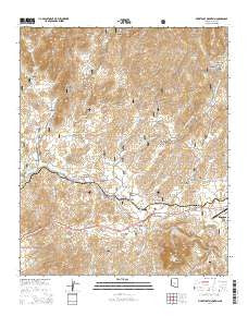 Picketpost Mountain Arizona Current topographic map, 1:24000 scale, 7.5 X 7.5 Minute, Year 2014