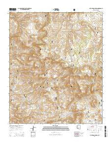 Picture Mountain Arizona Current topographic map, 1:24000 scale, 7.5 X 7.5 Minute, Year 2014