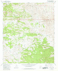 Piety Hill Arizona Historical topographic map, 1:24000 scale, 7.5 X 7.5 Minute, Year 1981
