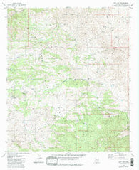 Piety Hill Arizona Historical topographic map, 1:24000 scale, 7.5 X 7.5 Minute, Year 1981