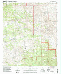 Piety Hill Arizona Historical topographic map, 1:24000 scale, 7.5 X 7.5 Minute, Year 1996
