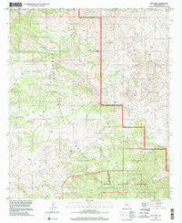 Piety Hill Arizona Historical topographic map, 1:24000 scale, 7.5 X 7.5 Minute, Year 1996