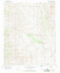 Pilgrim Wash Arizona Historical topographic map, 1:24000 scale, 7.5 X 7.5 Minute, Year 1967