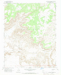 Pillars of Hercules Arizona Historical topographic map, 1:24000 scale, 7.5 X 7.5 Minute, Year 1967