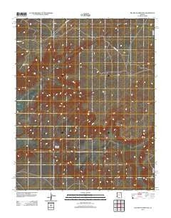 Pillars of Hercules Arizona Historical topographic map, 1:24000 scale, 7.5 X 7.5 Minute, Year 2011