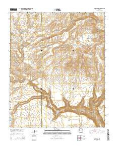 Pilot Knob Arizona Current topographic map, 1:24000 scale, 7.5 X 7.5 Minute, Year 2014