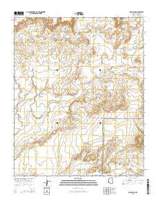 Pilot Rock Arizona Current topographic map, 1:24000 scale, 7.5 X 7.5 Minute, Year 2014