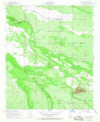 Pima Butte Arizona Historical topographic map, 1:24000 scale, 7.5 X 7.5 Minute, Year 1952