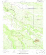 Pima Butte Arizona Historical topographic map, 1:24000 scale, 7.5 X 7.5 Minute, Year 1952