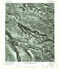 Pima Butte Arizona Historical topographic map, 1:24000 scale, 7.5 X 7.5 Minute, Year 1971