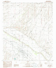 Pima Arizona Historical topographic map, 1:24000 scale, 7.5 X 7.5 Minute, Year 1985