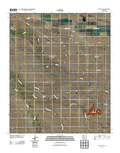 Pima Butte Arizona Historical topographic map, 1:24000 scale, 7.5 X 7.5 Minute, Year 2011