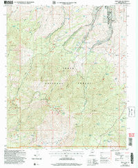 Pinal Peak Arizona Historical topographic map, 1:24000 scale, 7.5 X 7.5 Minute, Year 2004