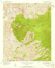 Pinal Ranch Arizona Historical topographic map, 1:24000 scale, 7.5 X 7.5 Minute, Year 1948