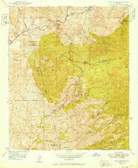 Pinal Ranch Arizona Historical topographic map, 1:24000 scale, 7.5 X 7.5 Minute, Year 1949