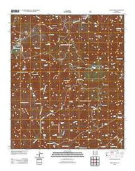 Pinal Ranch Arizona Historical topographic map, 1:24000 scale, 7.5 X 7.5 Minute, Year 2011