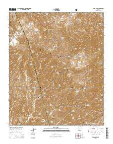 Pinal Ranch Arizona Current topographic map, 1:24000 scale, 7.5 X 7.5 Minute, Year 2014