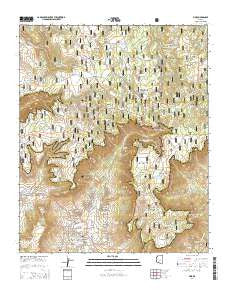 Pine Arizona Current topographic map, 1:24000 scale, 7.5 X 7.5 Minute, Year 2014