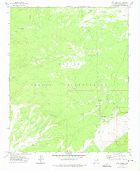 Pine Springs Arizona Historical topographic map, 1:24000 scale, 7.5 X 7.5 Minute, Year 1971
