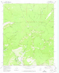 Pine Arizona Historical topographic map, 1:24000 scale, 7.5 X 7.5 Minute, Year 1973