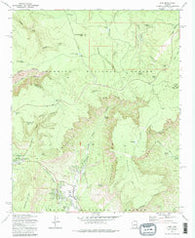 Pine Arizona Historical topographic map, 1:24000 scale, 7.5 X 7.5 Minute, Year 1973