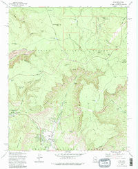 Pine Arizona Historical topographic map, 1:24000 scale, 7.5 X 7.5 Minute, Year 1973