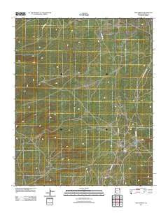Pine Springs Arizona Historical topographic map, 1:24000 scale, 7.5 X 7.5 Minute, Year 2011