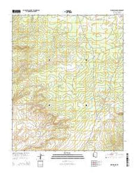Pine Springs Arizona Current topographic map, 1:24000 scale, 7.5 X 7.5 Minute, Year 2014