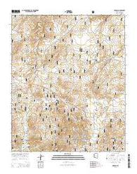 Pinedale Arizona Current topographic map, 1:24000 scale, 7.5 X 7.5 Minute, Year 2014