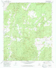 Pinedale Arizona Historical topographic map, 1:24000 scale, 7.5 X 7.5 Minute, Year 1970