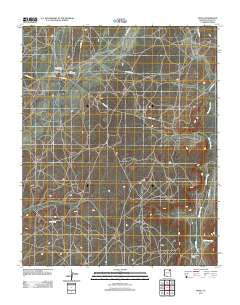 Pinon Arizona Historical topographic map, 1:24000 scale, 7.5 X 7.5 Minute, Year 2011