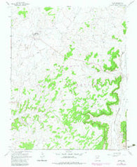 Pinon Arizona Historical topographic map, 1:24000 scale, 7.5 X 7.5 Minute, Year 1967