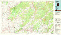 Pinon Arizona Historical topographic map, 1:100000 scale, 30 X 60 Minute, Year 1983