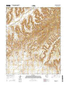 Pinon NW Arizona Current topographic map, 1:24000 scale, 7.5 X 7.5 Minute, Year 2014