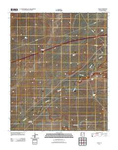 Pinta Arizona Historical topographic map, 1:24000 scale, 7.5 X 7.5 Minute, Year 2011