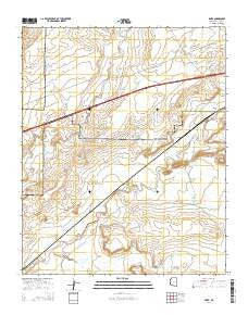 Pinta Arizona Current topographic map, 1:24000 scale, 7.5 X 7.5 Minute, Year 2014