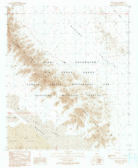 Pinta Playa Arizona Historical topographic map, 1:24000 scale, 7.5 X 7.5 Minute, Year 1990