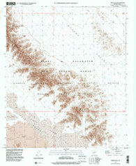 Pinta Playa Arizona Historical topographic map, 1:24000 scale, 7.5 X 7.5 Minute, Year 1996