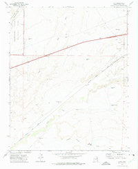 Pinta Arizona Historical topographic map, 1:24000 scale, 7.5 X 7.5 Minute, Year 1972