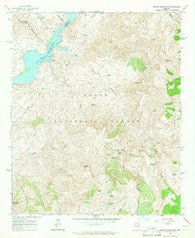 Pinyon Mountain Arizona Historical topographic map, 1:24000 scale, 7.5 X 7.5 Minute, Year 1964