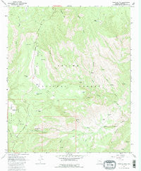 Pipestem Mountain Arizona Historical topographic map, 1:24000 scale, 7.5 X 7.5 Minute, Year 1967