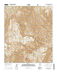 Pipestem Mountain Arizona Current topographic map, 1:24000 scale, 7.5 X 7.5 Minute, Year 2014